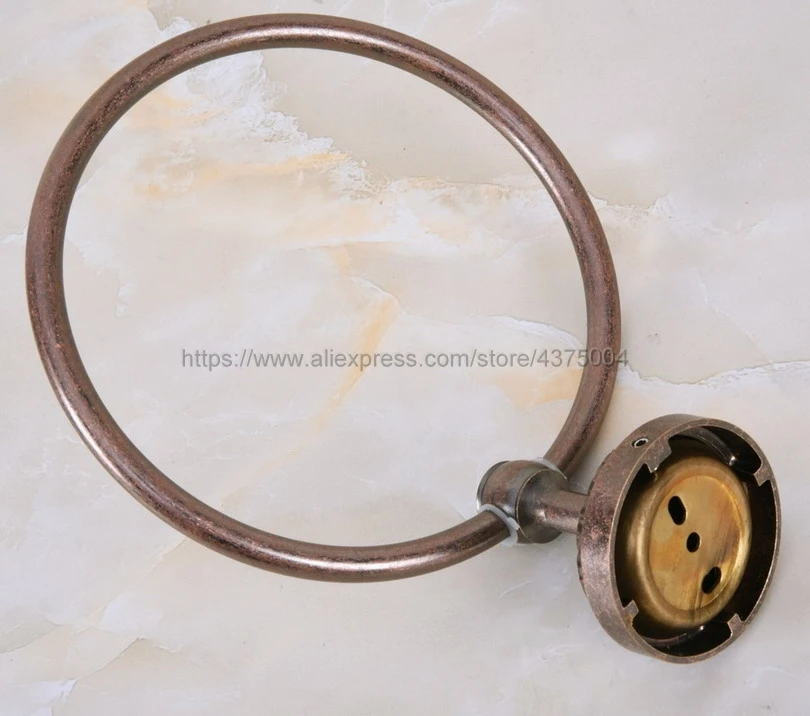 Банное кольцо для полотенец аксессуары ванной Аксессуары стойка Античные медные