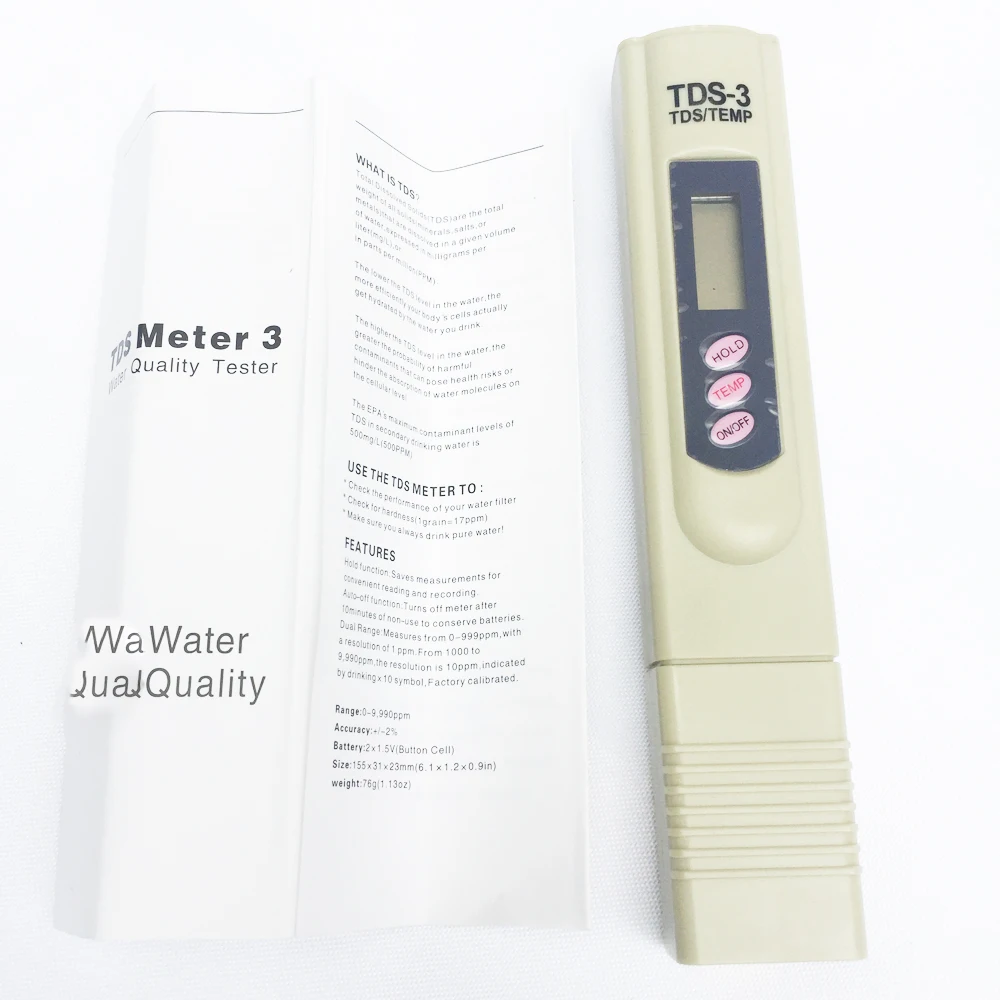 Цифровой измеритель качества воды tds портативный для дома воды|digital tds|water testwater