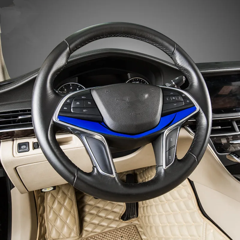 Нержавеющая сталь руль Украшенные Moudlings рамка для Cadillac CT6 XT5 AAA440