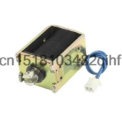 

DC48V 400g Force 5mm Stroke 10cm Lead Push Type Solenoid Electromagnet