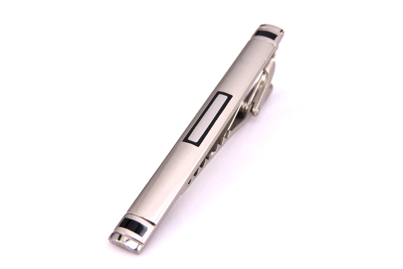 Бесплатная доставка/корейский стиль серебристый зажим для галстука из