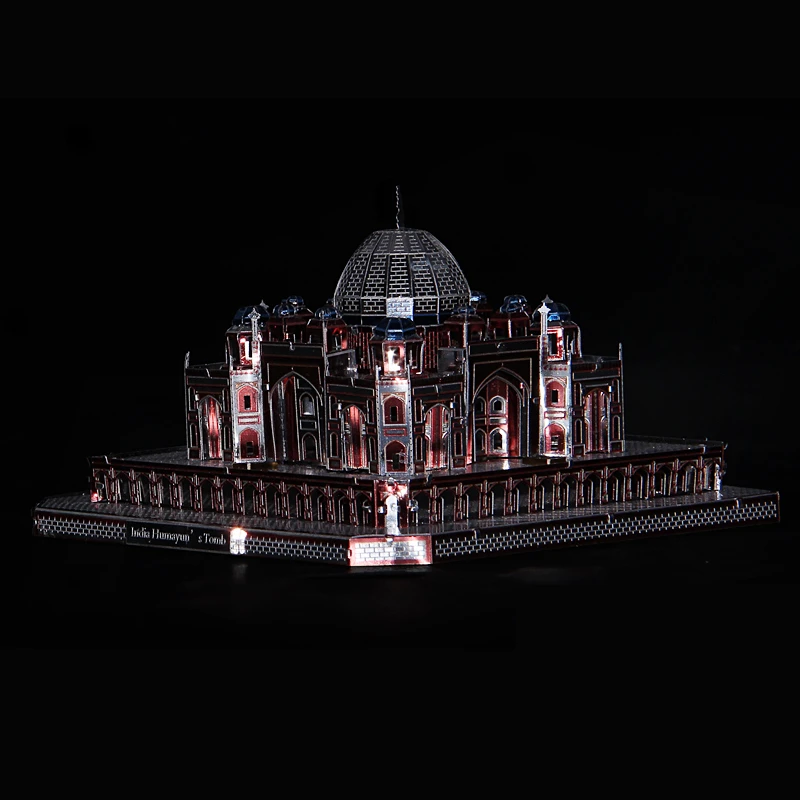 Microworld 3D металлическая головоломка мавзолей Хумаюна индийские архитектурные модели DIY лазерная резка головоломки для взрослых коллекция игрушек