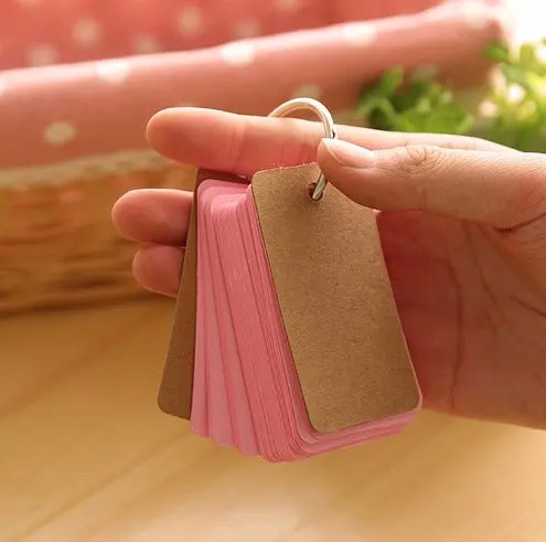 Папка с кольцом легкая флэш карта индексом 50 нерешенных пустых белых страниц 2