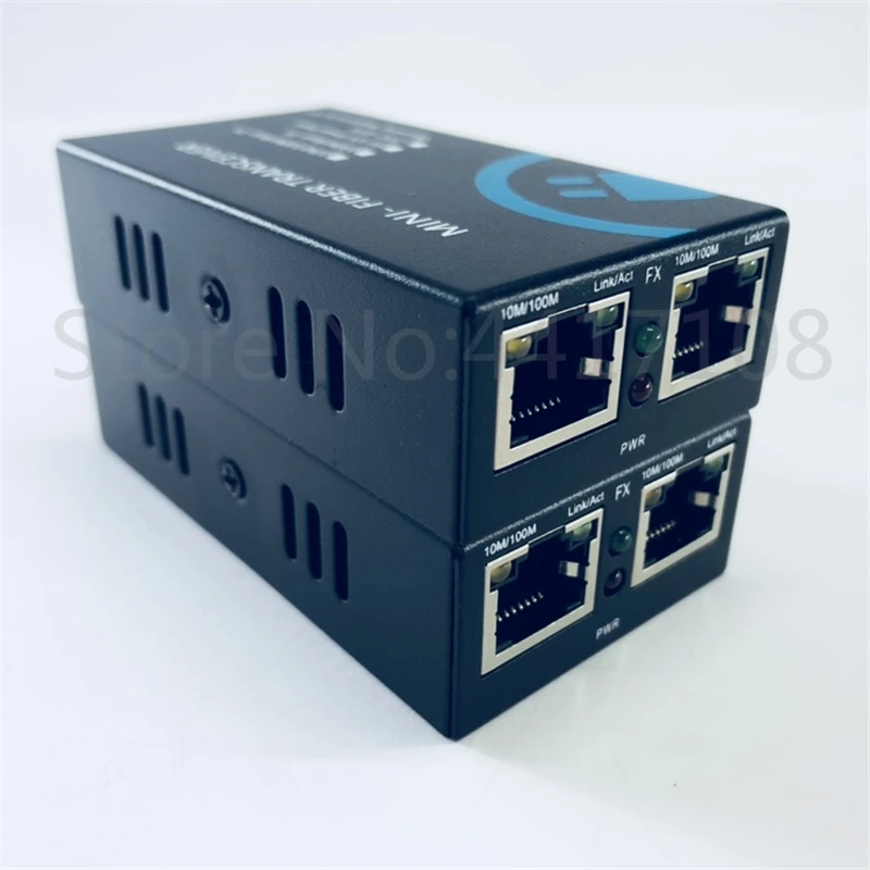 Мини Преобразователь Ethernet 2 * RJ45 и 1 SC 10/100 м 20 км|Оптоволоконное оборудование| |