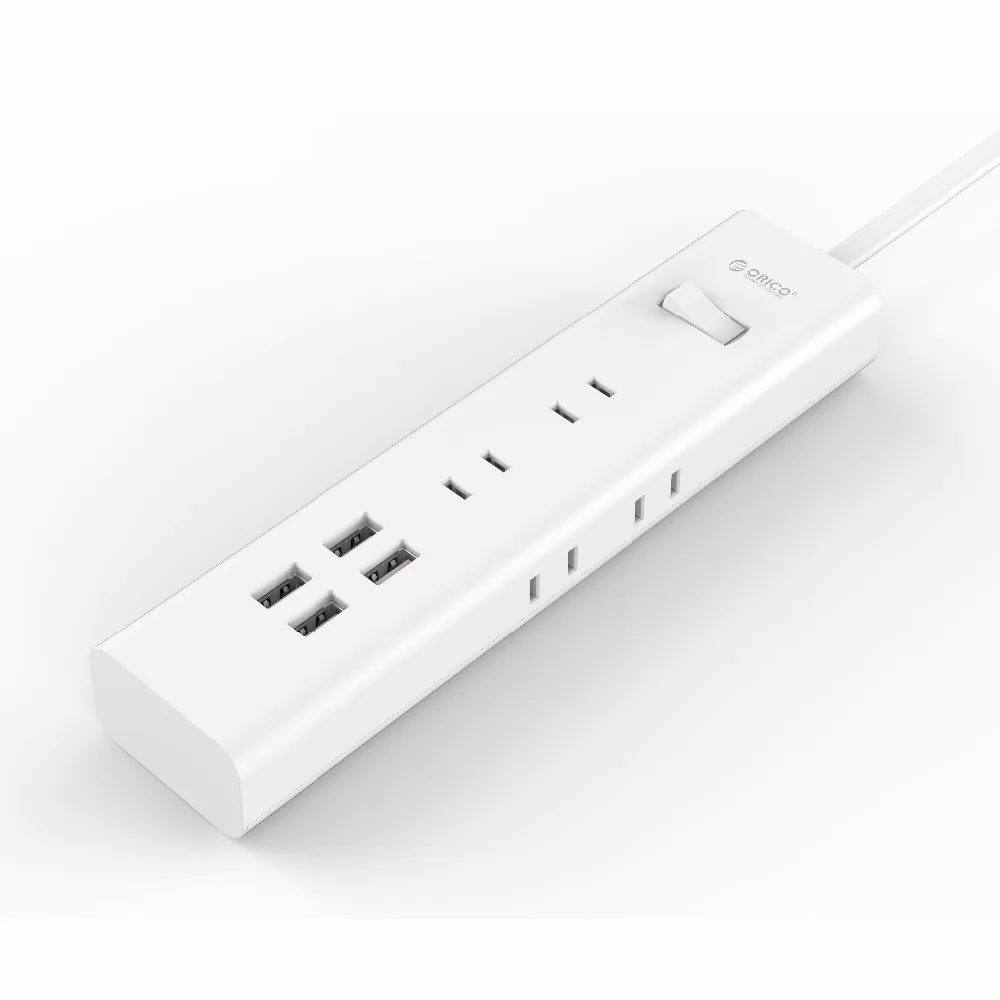 ORICO блок питания дизайн для Японии 6 AC розетки 4 USB порта Защита от перенапряжения