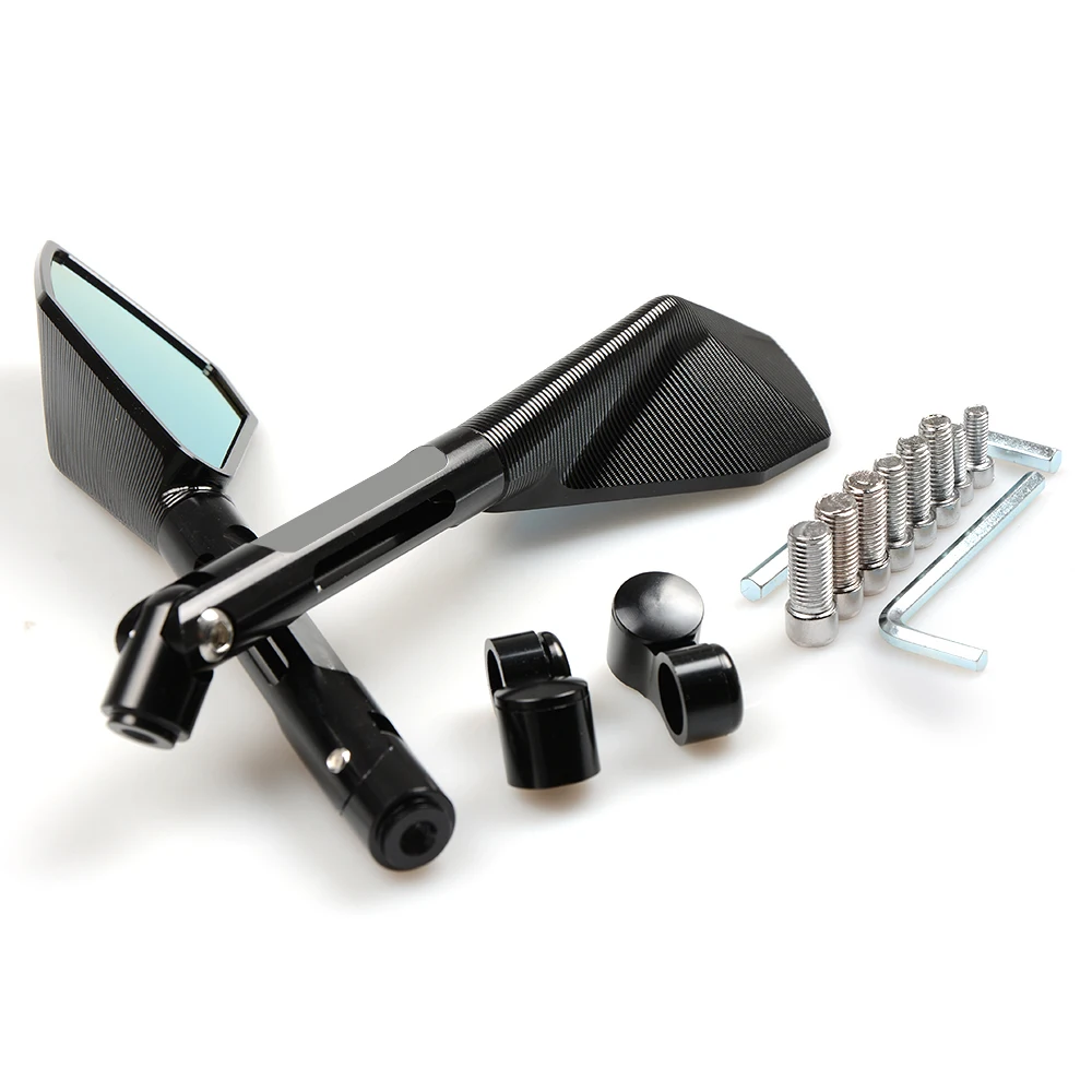 Motorcycle Mirrors motorbike Rearview side Mirror Aluminum For Yamaha R3 R25 YZF R1 R6 T-MAX500 TMAX530 mt09 XSR900 XJR 1200 | Автомобили