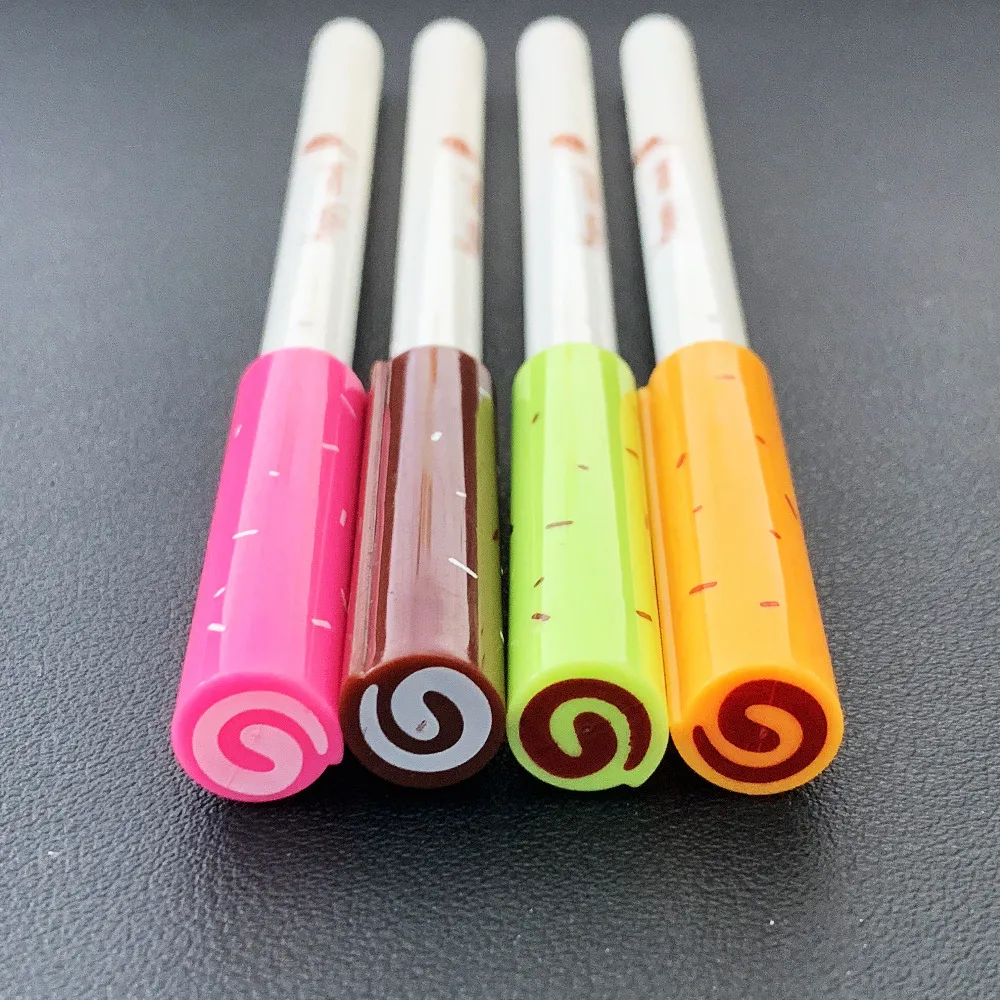 4X свежих счастливых конфет сладкое печенье с вареньем в рулоне гелевая ручка