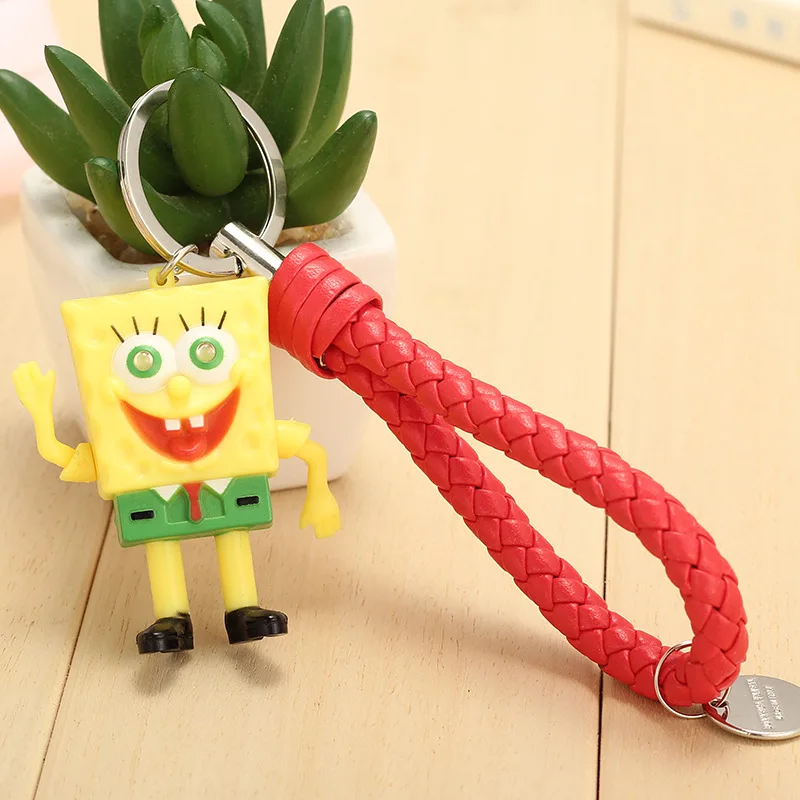 1 ШТ Губка Боб Подвеска Брелок Сеть Подарок Для Детей Сумки Кошелек Подвески