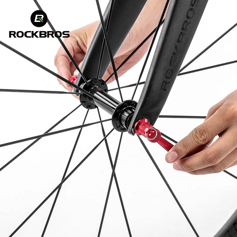 ROCKBROS QR сверхлегкие защиты от угона шашлык дорожный велосипед MTB колеса блокировка безопасности велосипедный быстрый релиз QR велосипедная частей 5 цветов