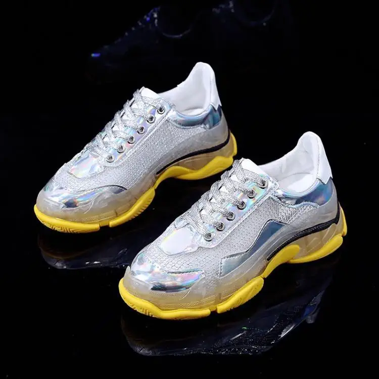 Spring Women Shoes Flats Lady Fashion Casual Breathable Sneakers Mesh Running Sport Flat Platform | Обувь