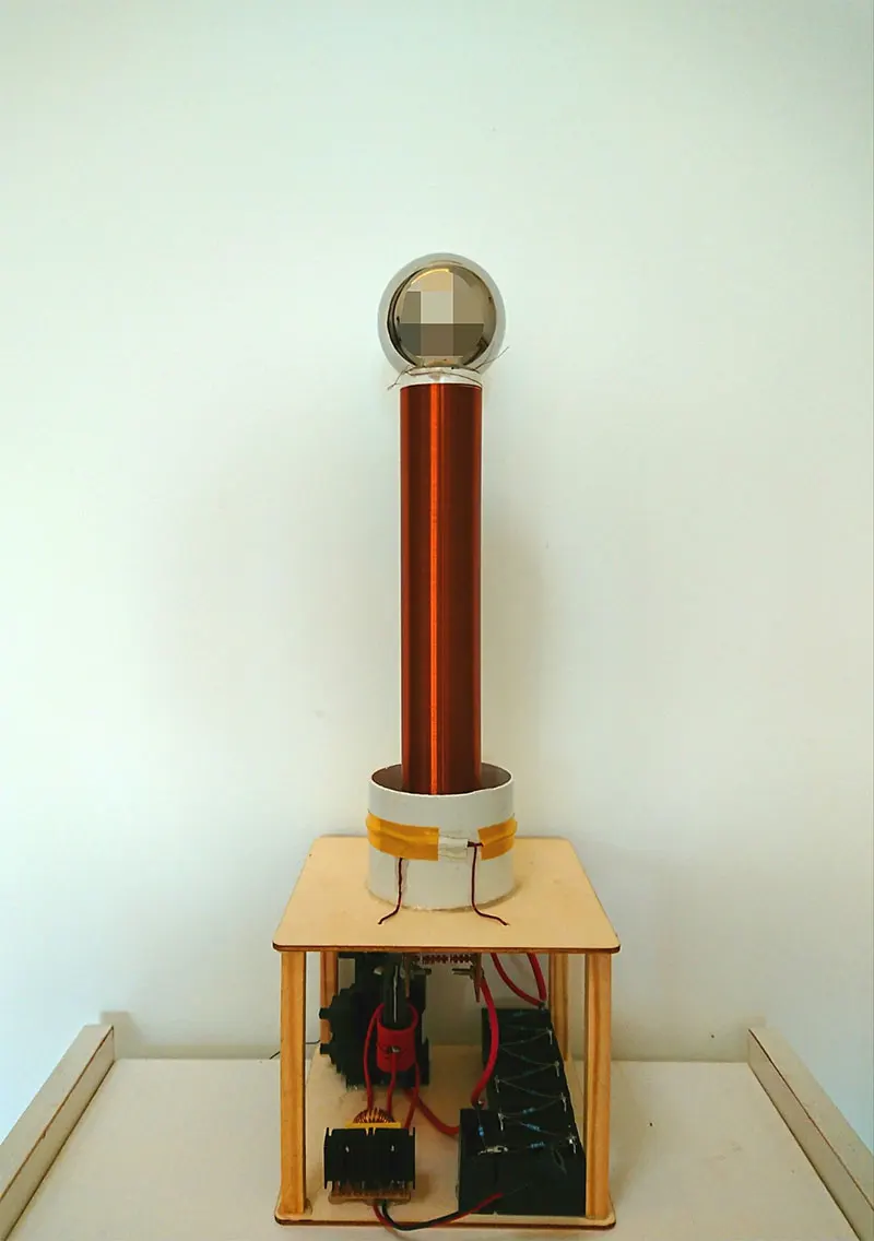 Spark Gap DIY Tesla Coil монтажный комплект осветительная лампа Беспроводная Трансмиссия