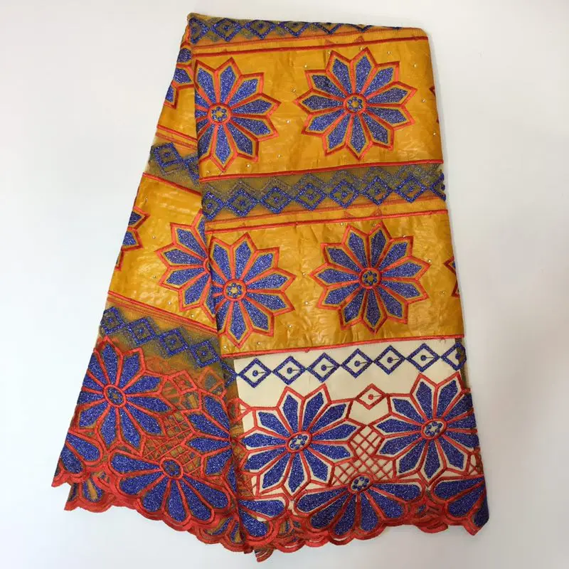 new arrival african bazin brode getzner jacquard fabric for dress good quality basin riche flowers with beads 5 yards/lot | Дом и сад