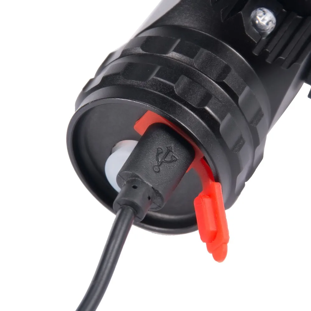 Q5 Headlight 4 Modes White Red Blue LED Headlamp USB Charging Head Lamp Flashlight 18650 Battery For Night Fishing Light | Лампы и