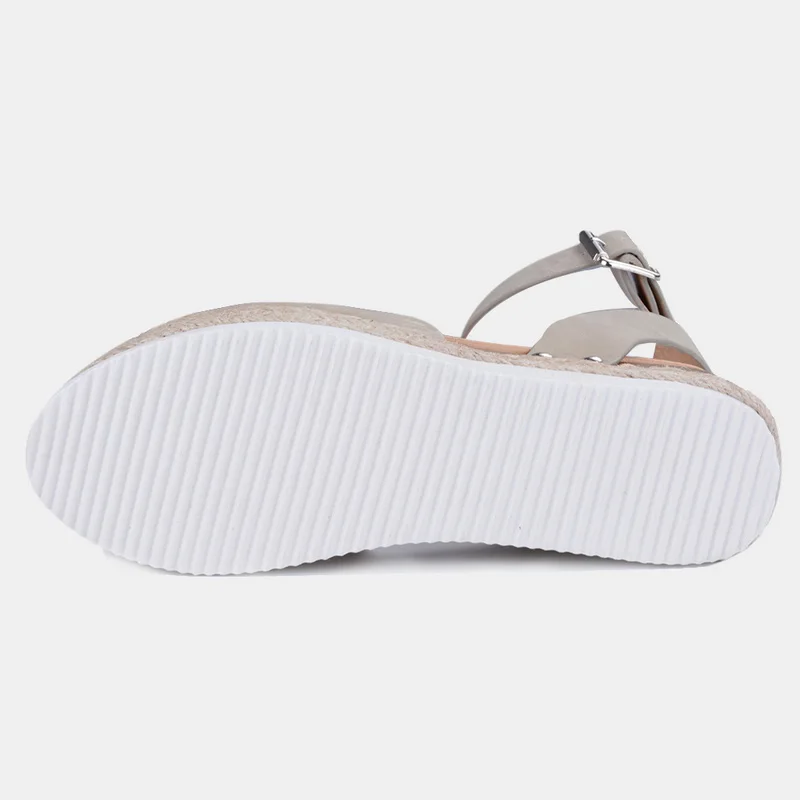 Женские босоножки на танкетке PUIMENTIUA удобные пляжные Босоножки платформе и