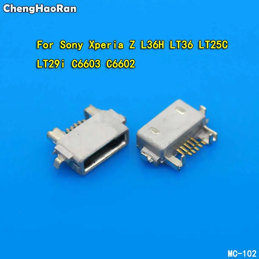 ChengHaoRan 10 шт. Micro USB разъем для зарядки и синхронизации данных Sony Xperia Z L36h LT29i C6603 LT36