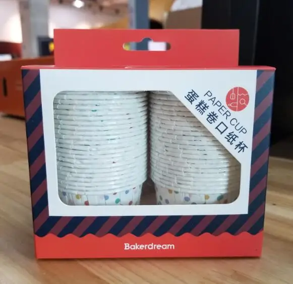 L Bakerdream, 50 шт./лот, бумажные вкладыши для кексов, свадебные обертки для кексов, вечерние бумажные Формы для кексов, вечерние принадлежности - Цвет: L