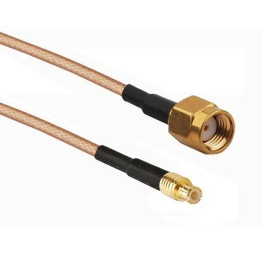 Угловой плетеный кабель RF RP SMA штекер переключателя MCX Мужской прямой Пигтейл