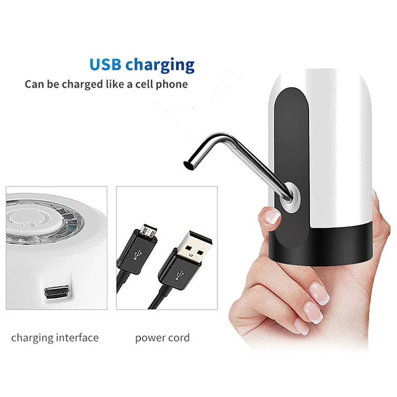 Автоматический Электрический насос для воды HYD88 USB диспенсер питьевой бутылки