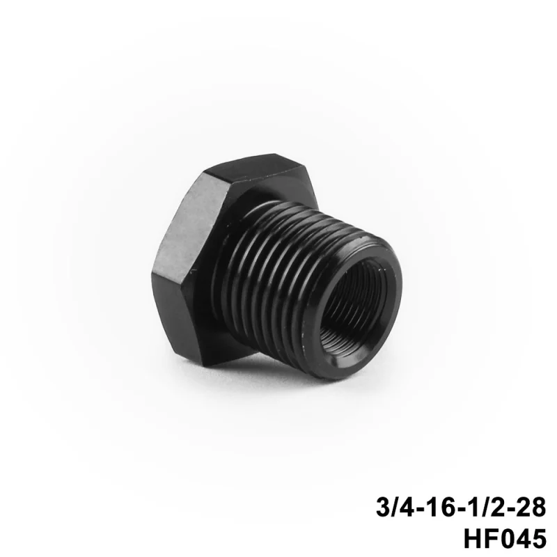 

1PC Aluminium Alloy Automotive Oil Filter Threaded Adapter 1/2-28 Or 5/8-24 To 3/4-16 /16-16 3/4 NPT
