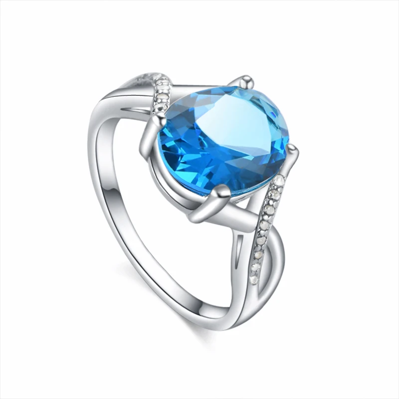 2019 Модный новый дизайн! Свадебные ювелирные изделия для невесты 925 Серебряное