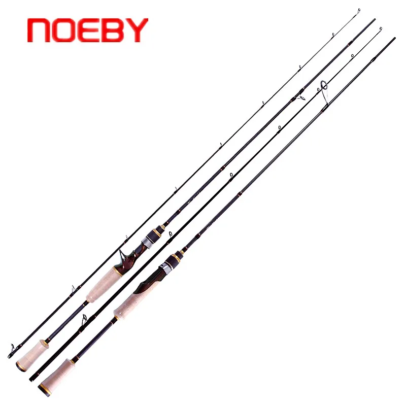 NOEBY 1,98 м Спиннинг/Литье удочка м/мл мощная удочка для пресной воды FUJI аксессуары вес приманки 94-116 г удочка