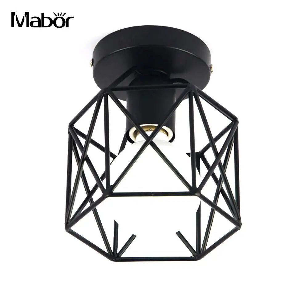Square Pendant Lamp Home Decor LED Ceiling Down Light Walkway Kitchen Durable LED Down Light White Flush Mount Fixture Bedroom