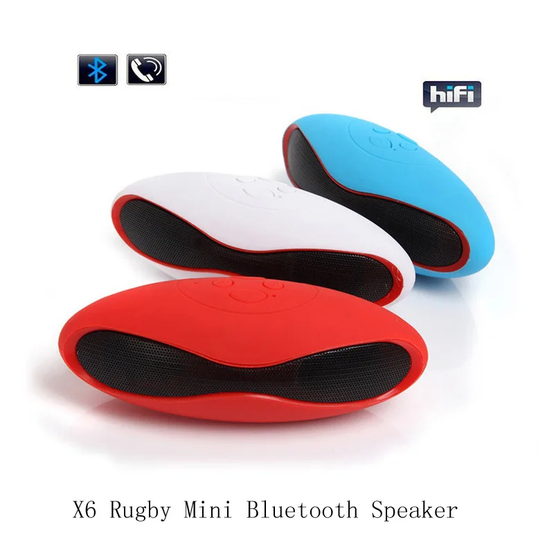 Новинка! X6 регби Мини Bluetooth динамик Портативный беспроводной стерео s X6U V3.0 аудио