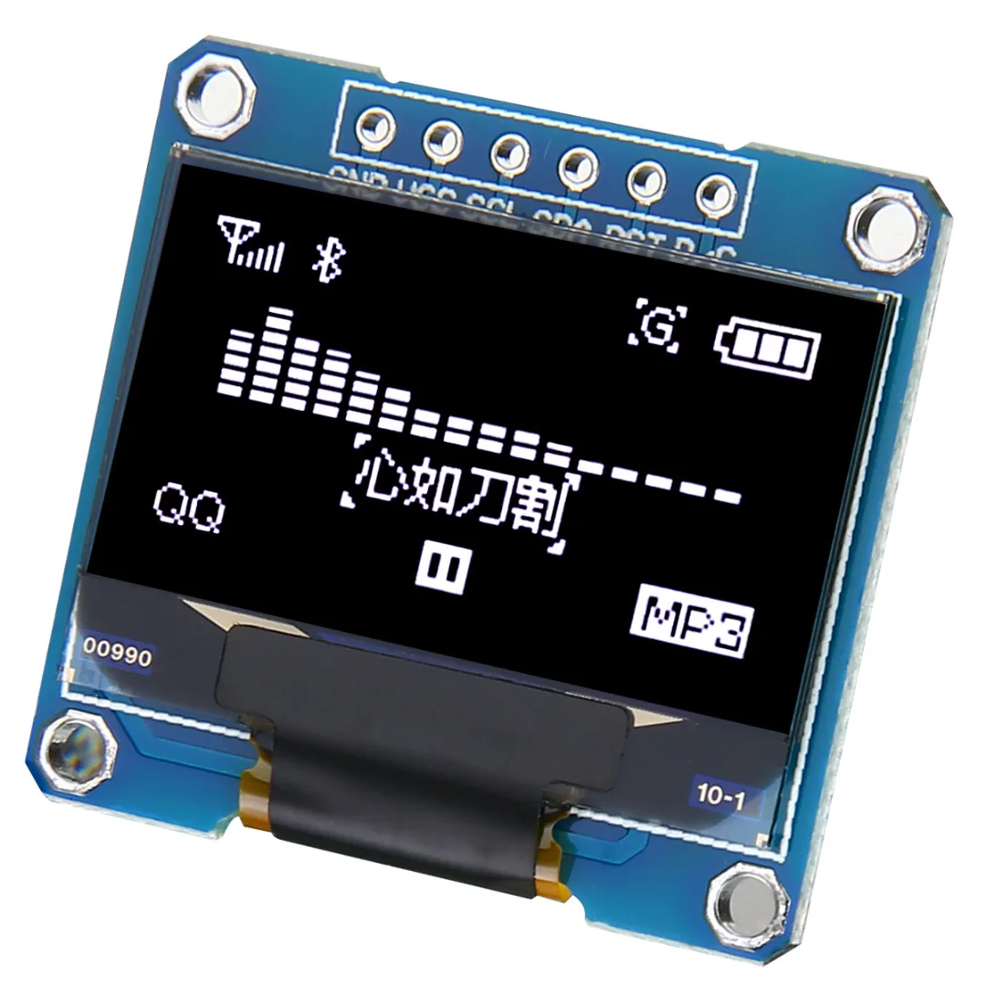 O светодиодный модуль дисплея 0,96 дюймов 128X64 IEC IIC Серийный ЖК-дисплей светодиодный SSD модуль SSD1306 плата с ЖК-экраном 3 цвета на выбор