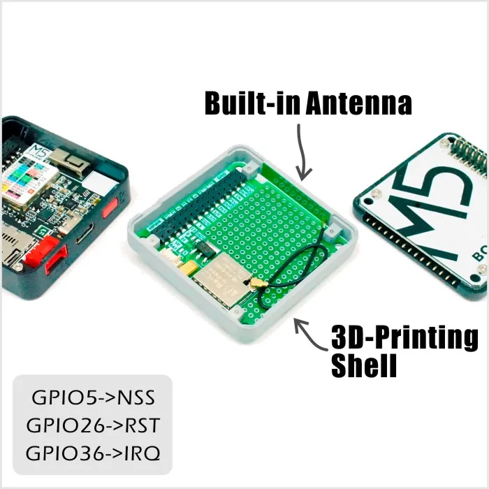 M5Stack официальное предложение! LoRa модуль для ESP32 DIY Development Kit беспроводной 433 МГц Встроенная антенна IOT макетная плата