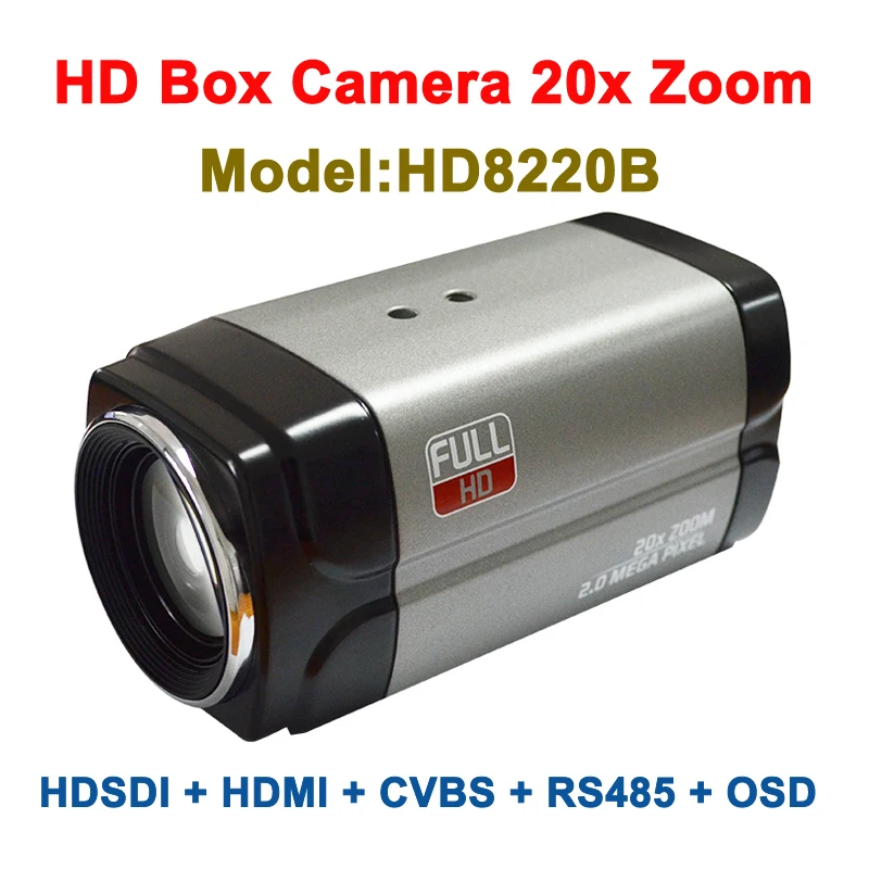 2,0 мегапиксельная 1080p 60fps 20x Zoom HDMI HDSDI CVBS многопортовая камера для школьного церковного корта