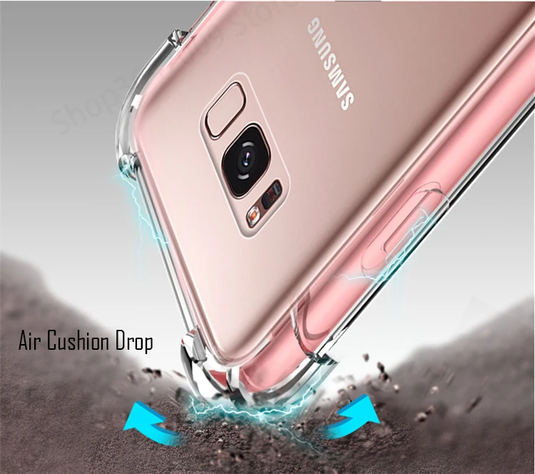 Sixeve ясности TPU чехол для samsung Galaxy S8 плюс прозрачный силиконовый мягкий защитный