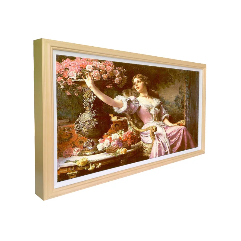 32 дюймовый дисплей цифровой рекламный плеер настенный тотемный деревянная