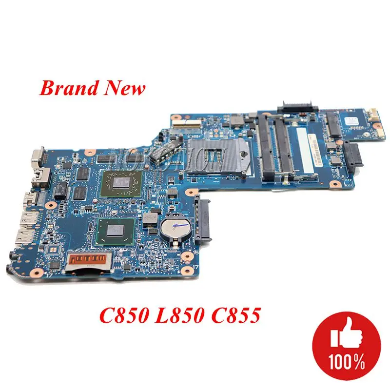 NOKOTION Фирменная Новинка H000052580 основная плата для Toshiba Satellite C850 L850 c855 15,6 Экран материнская плата для ноутбука 7600 м GPU DDR3