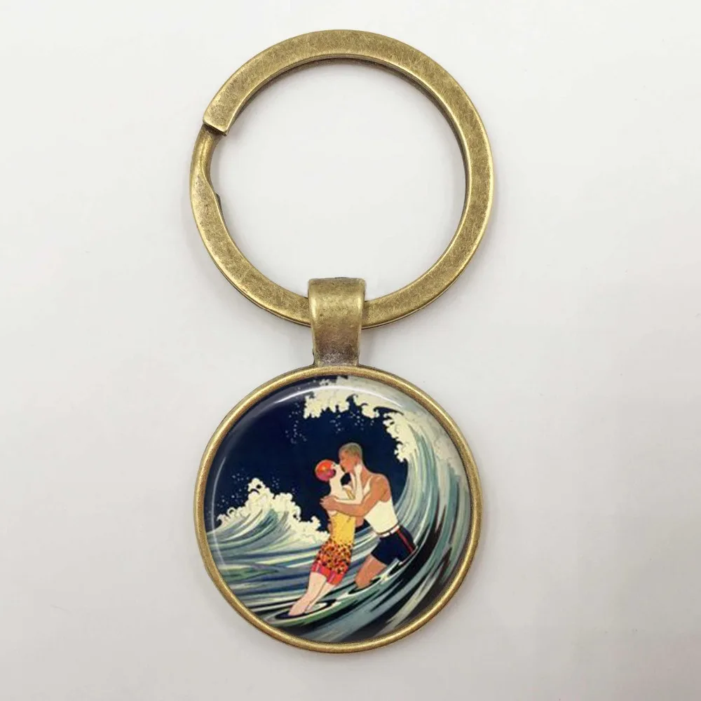 Ожерелье в стиле арт деко романтическое украшение виде волны океана Пляжная