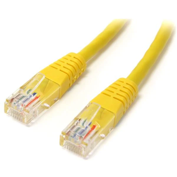 StarTech.com 2 фута Cat5e желтый литой RJ45 UTP Cat 5e патч кабель 2ft корд 0 61 м желтый| |