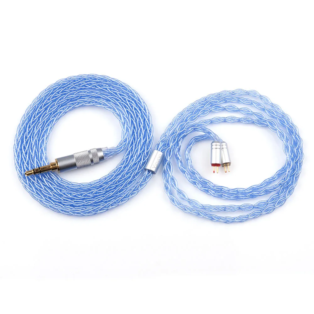 8 штук кабель MMCX для Shure SE215 SE535 SE846 2 pin ZS10 ZST ZAR sony 3 5 мм 4 Баланс Сменные