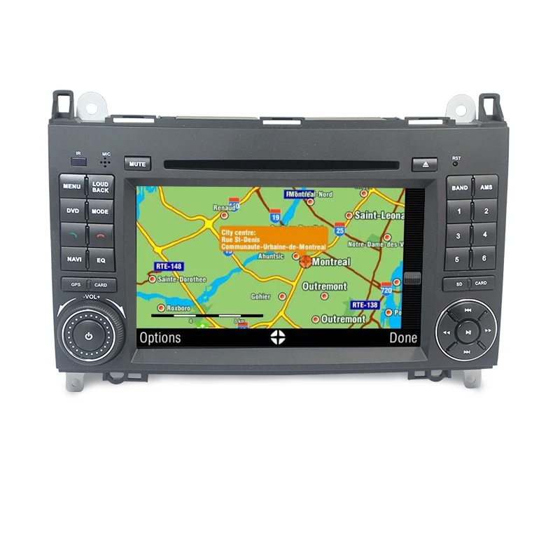 Четырехъядерный 1024*600 2 din автомобильный DVD Android 7,1 для Mercedes/benz B200 W169 A160 Viano Vito gps NAVI Радио BT встроенный wifi dvr карта