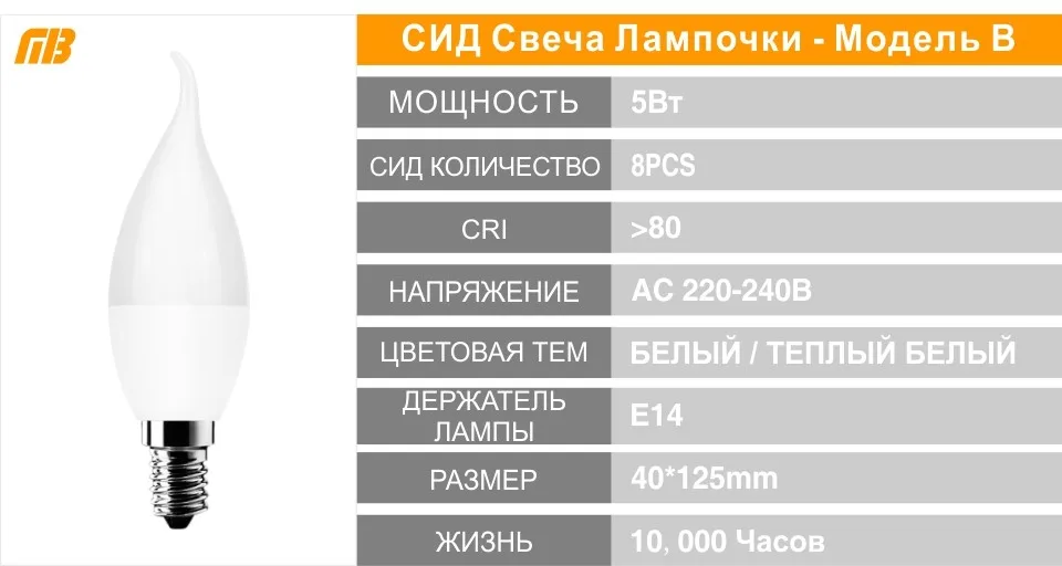 4 шт./лот светодиодный светильник E27 E14 220 В лампочка 5 Вт 7 Вт 9 Вт 12 Вт 15 Вт 18 Вт Холодный теплый белый сильный яркий светильник для спальни гостиной