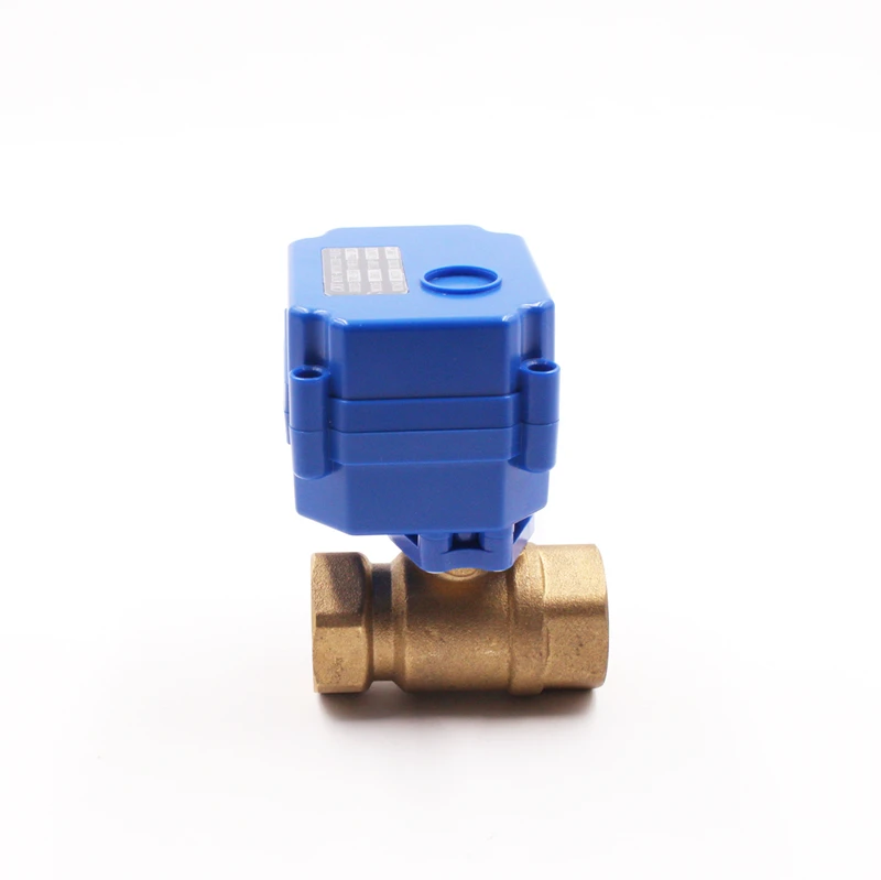 Двухсторонний латунный шаровой кран 1/2 cwx15n ac220v cr03 dn15 Bsp/npt для промышленного