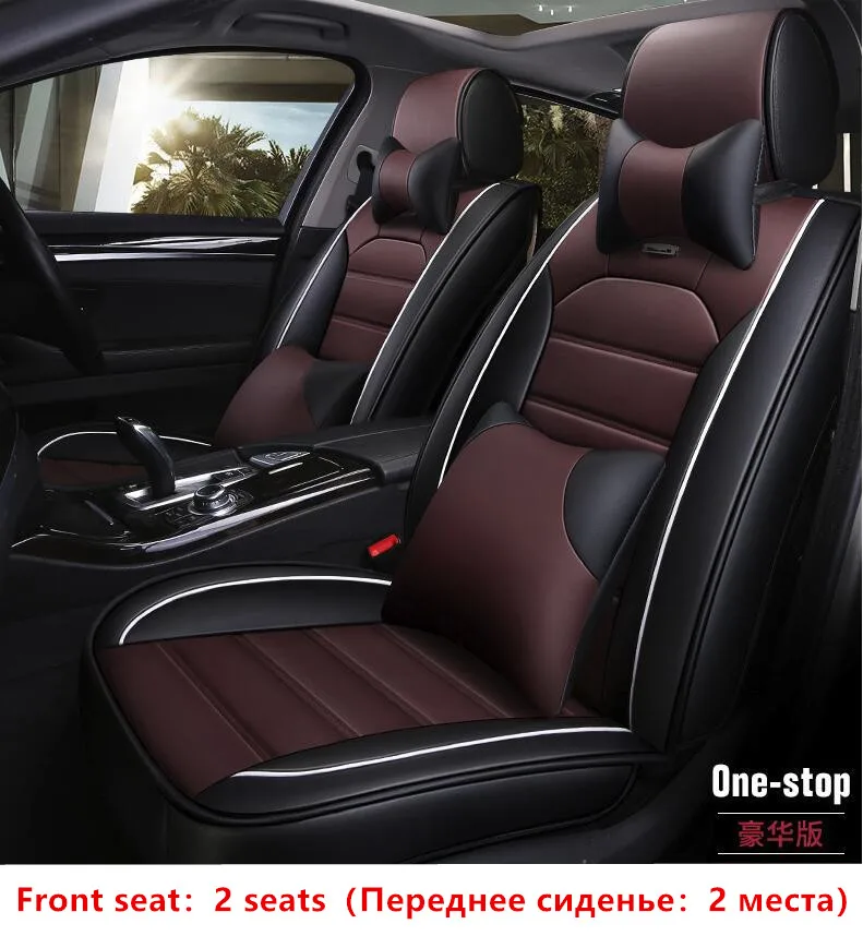 Специальные кожаные чехлы на автомобильные сиденья для vw golf 4 5 6 VOLKSWAGEN polo sedan 6r 9n