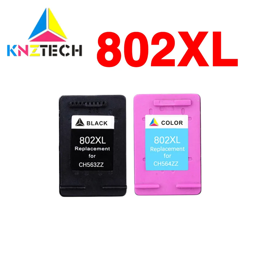 Совместимые чернильные картриджи 802XL для принтера 802 DeskJet 1050 2050 3050 2150 3150 1010 1510