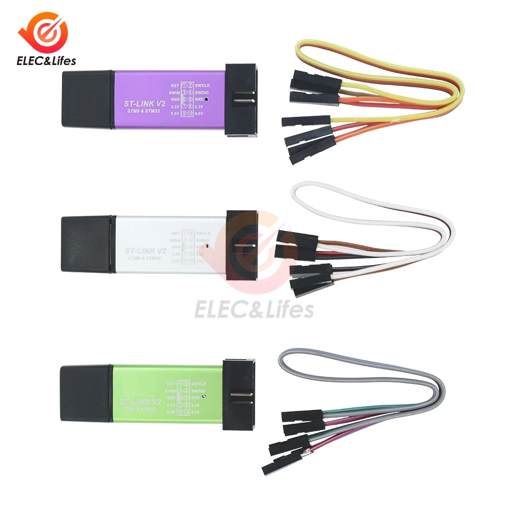 1 комплект ST LINK Stlink Link V2 Mini STM8 STM32 симулятор загрузки программирования с покрытием