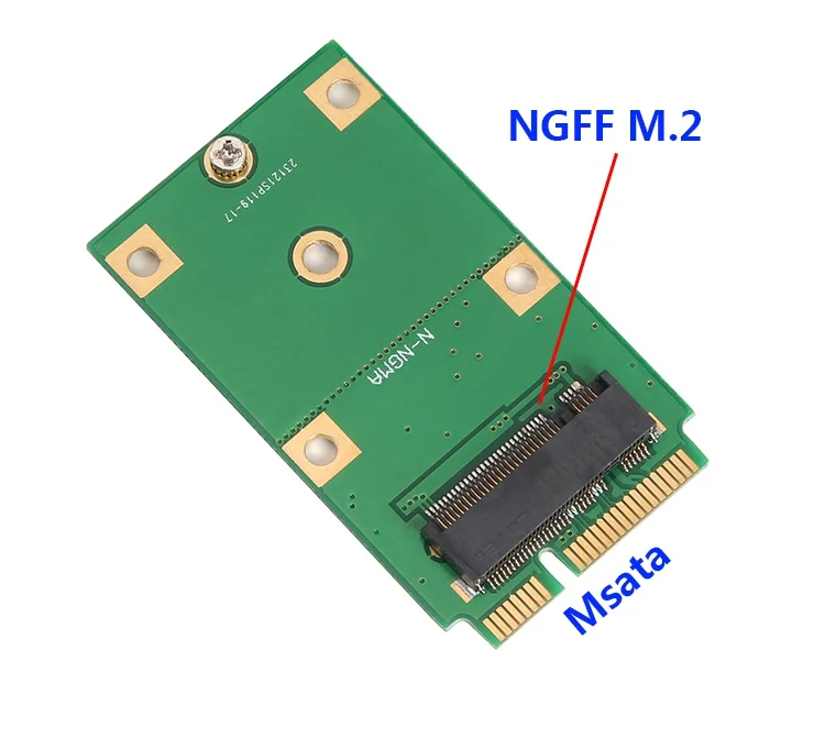 M.2 NGFF B Ключ SSD для mSATA адаптер конвертер карта подходит 2230 2242 50 шт./лот|Платы