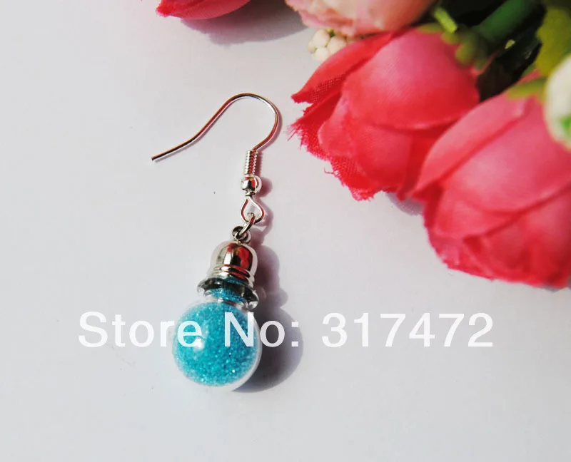 Один париж/партия маленькая стеклянная бутылка флакон подвесные инструменты