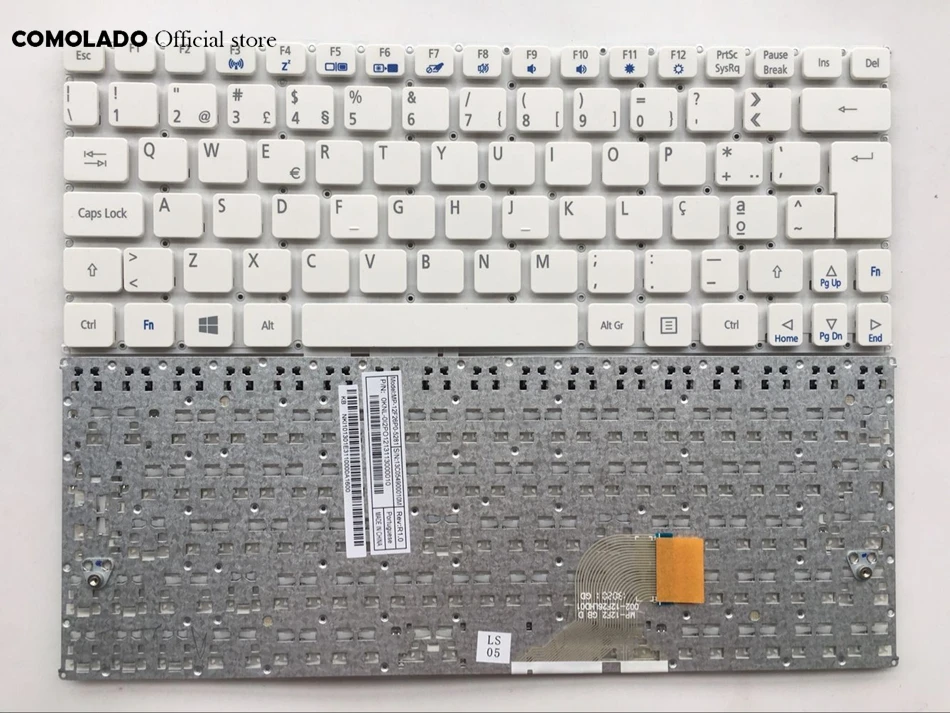 PO Portguese клавиатура для Acer Iconia W510 W510P W511 W511P белая без рамки макет|Клавиатуры замены|