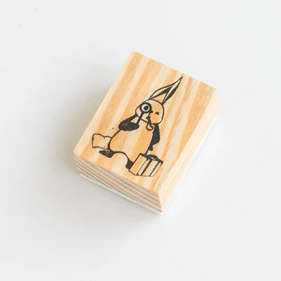 J 3.5x4.5cm 1 шт. мультяшная Милая Толстая панда Деревянный штамп DIY Ремесло Деревянные и резиновые штампы для скрапбукинга канцелярские товары Скрапбукинг Стандартный штамп - Цвет: J 3.5x4.5cm