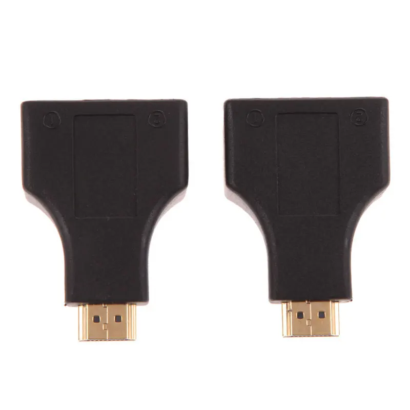 HDMI к двойному порту RJ45 сетевой кабель удлинитель от Cat 5e/6 1080 p