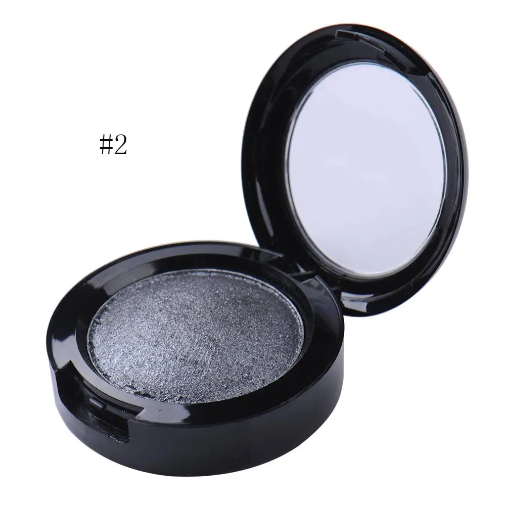 Модный макияж тени для век мягкие с металлическим блеском цвета Тени металлик