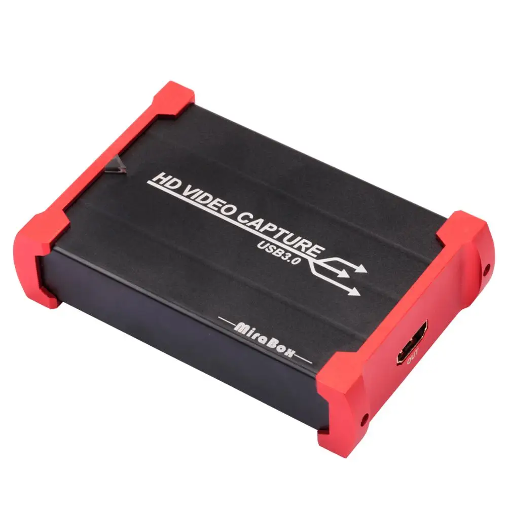 MiraBox USB 3 0 HDMI игры Capture Card 1080 P 60FPS Портативный HD видео записывающее устройство Live