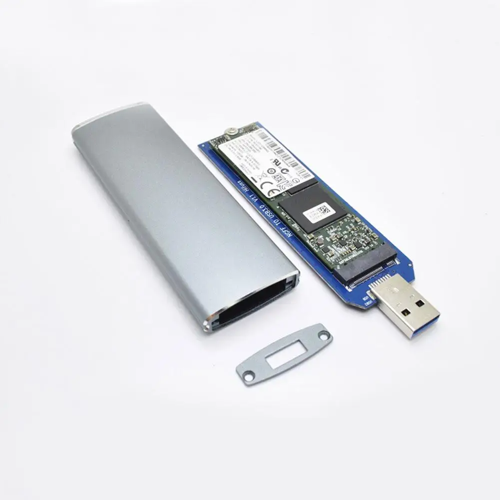 M.2 NGFF SSD to USB3.0 Portable Box Hard Disk Adapter M2 External HDD Enclosure